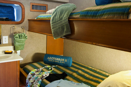Turks & Caicos Aggressor II Stateroom Cabin