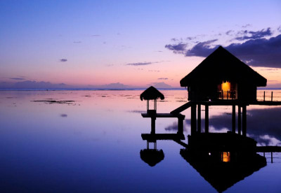 Ocean Bungalow in French Polynesia