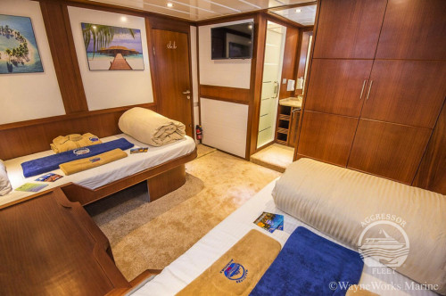 Maldives Aggressor II Twin Stateroom Cabin